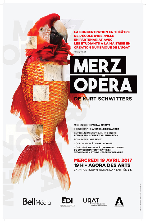 Affiche de la pièce Merz opéra